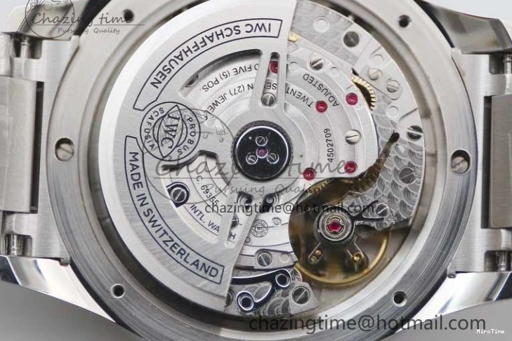 MIROTIME 1223 FastDry Portugieser Chronograph IW371615 ZF Best Edition Green Dial on SS Bracelet A7750 (Slim Movement) 7038